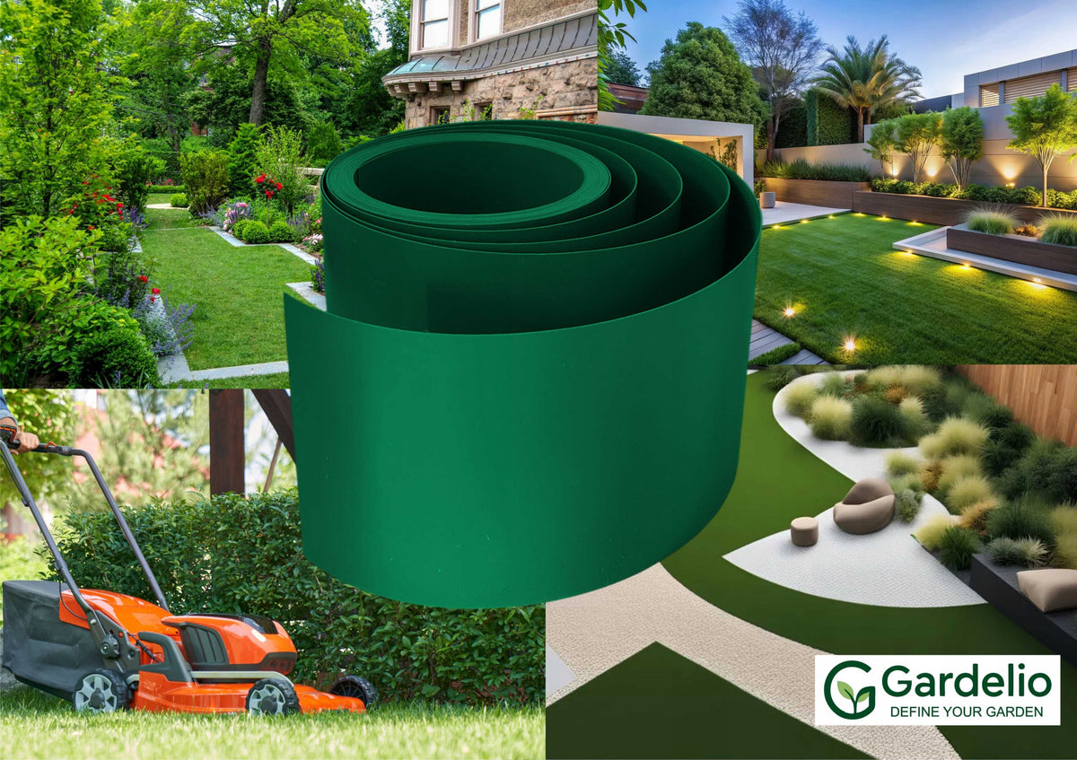 Garden lawn edging straight GARDELIO green height 10cm x 20 meters Manufacturer code GARDELIO 10cm