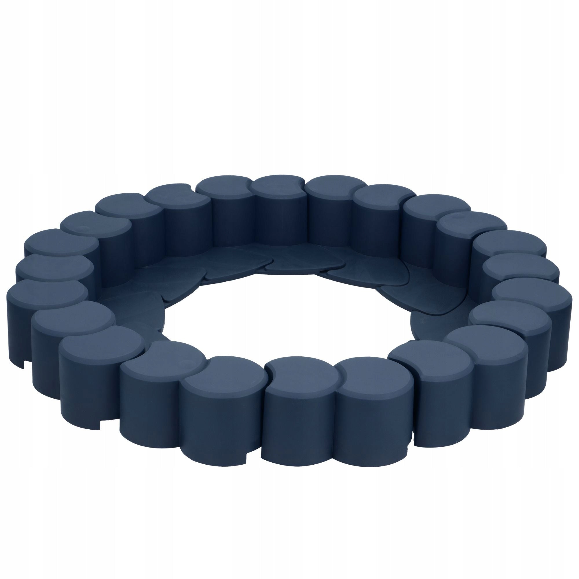 Garden palisade edging curbstone 4,1 meters anthracite border with inrun Manufacturer Primpol