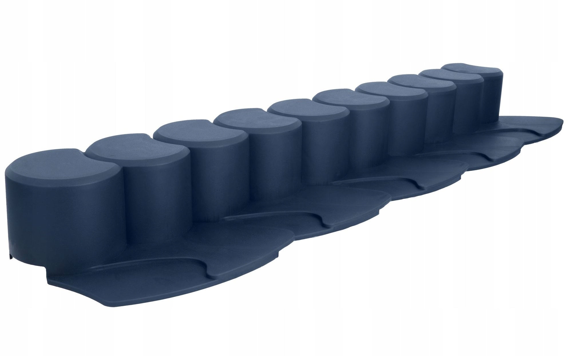 Garden palisade edging curbstone 4,1 meters anthracite border with inrun Packaging status original