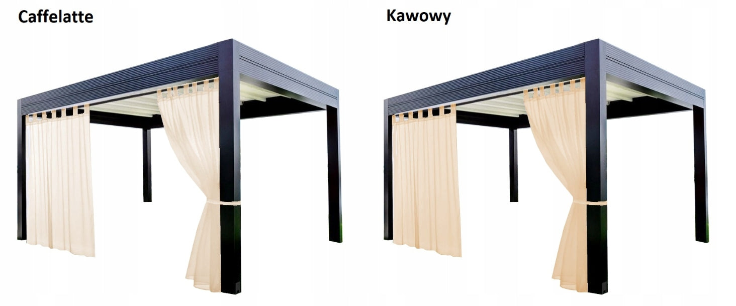 Garden patio curtains for gazebo LONG VELCRO!! 155x270 COLORS Main material fabric
