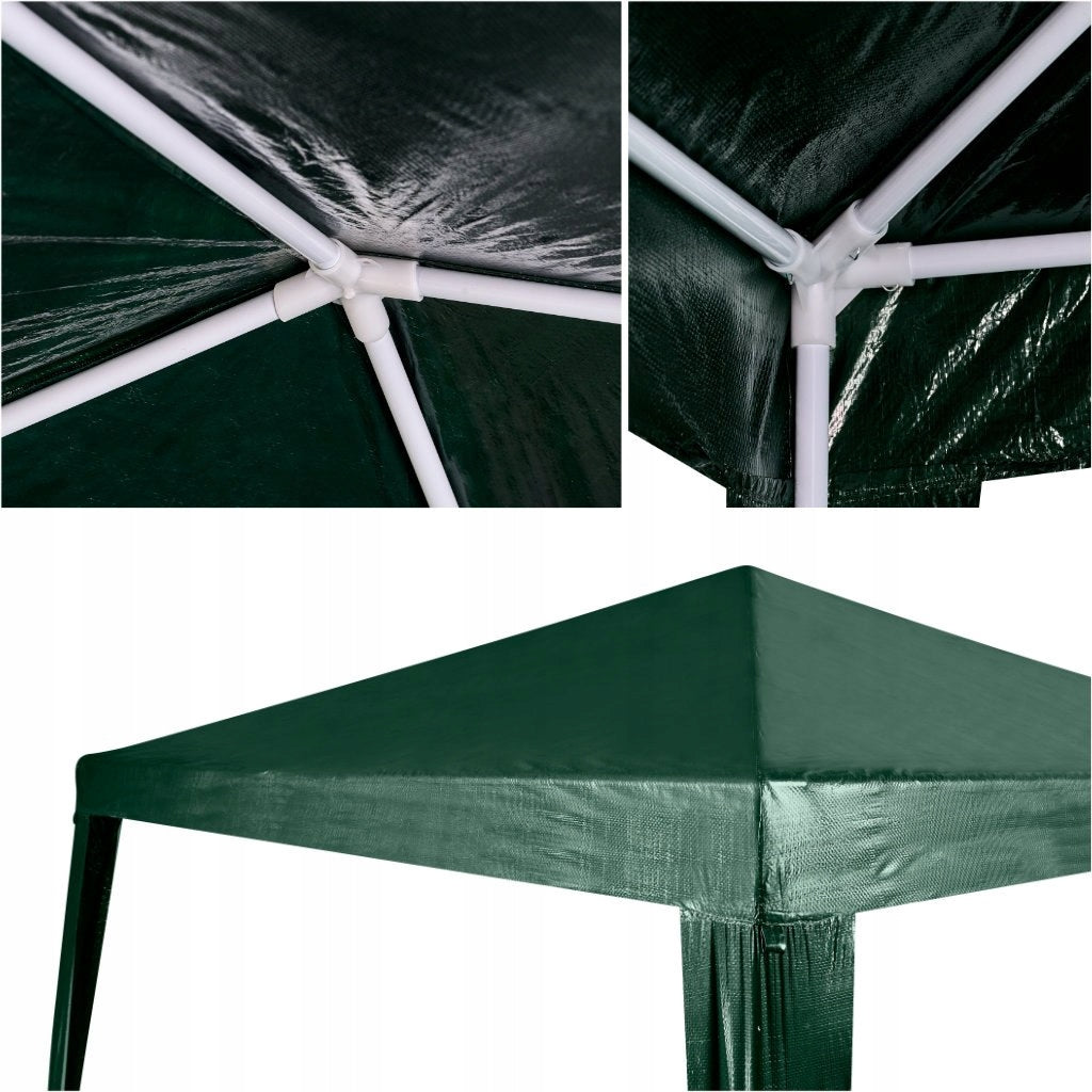 Garden pavilion commercial tent party gazebo green 2,5 x 2,5 m Packaging status original