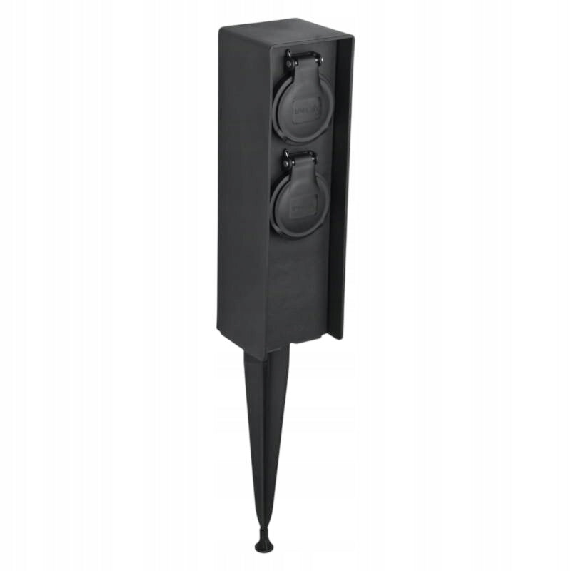Garden post 2G 1,5M IP44 with ground DPM black Brand DPM