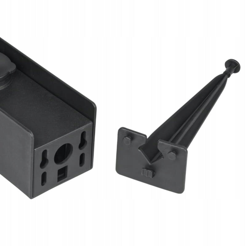 Garden post 2G 1,5M IP44 with ground DPM black IP protection class IP44