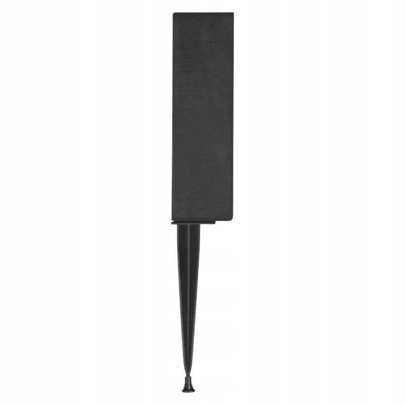 Garden post 2G 1,5M IP44 with ground DPM black Power supply mains
