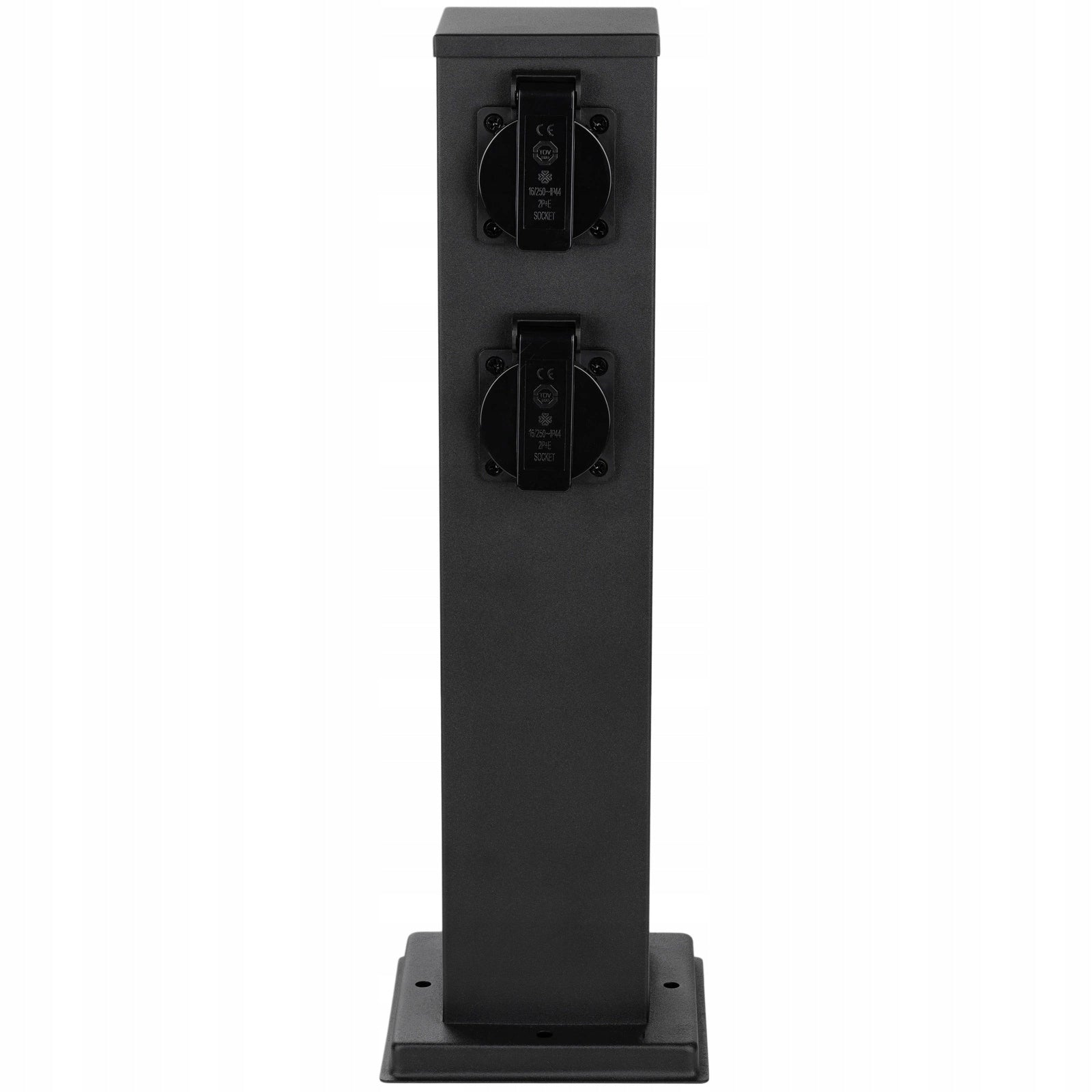 Garden post Lumiled IBERI 40cm 4x Network socket 230V IP65/IP54 Black Collection Iberi