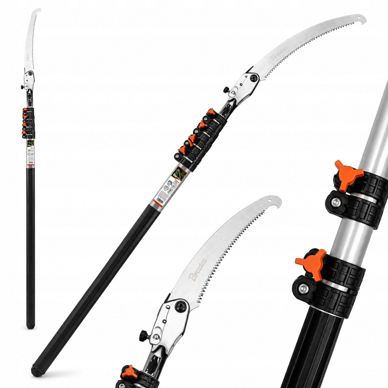 Garden saw with telescopic hook 137-500 cm blade SK5