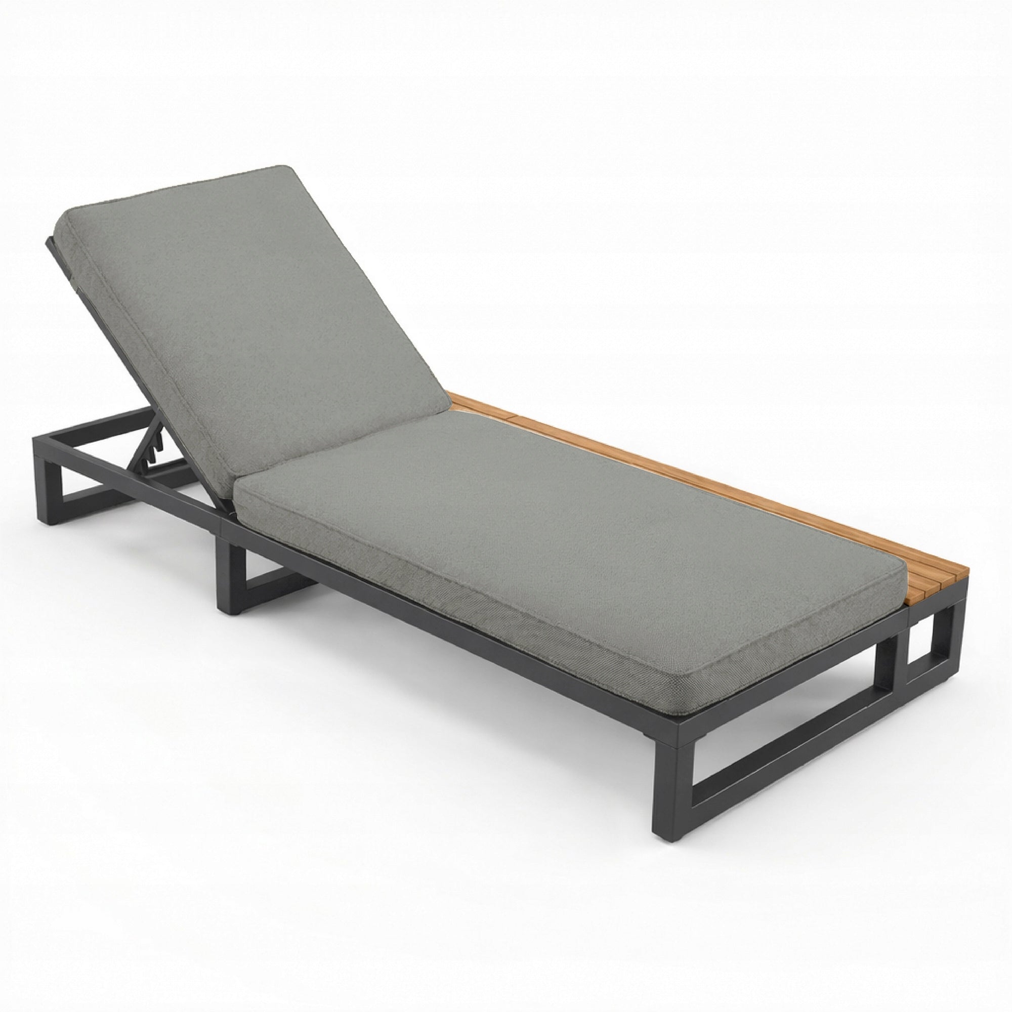 Garden sun lounger, multifunctional, waterproof sofa with stand. Frame material metal