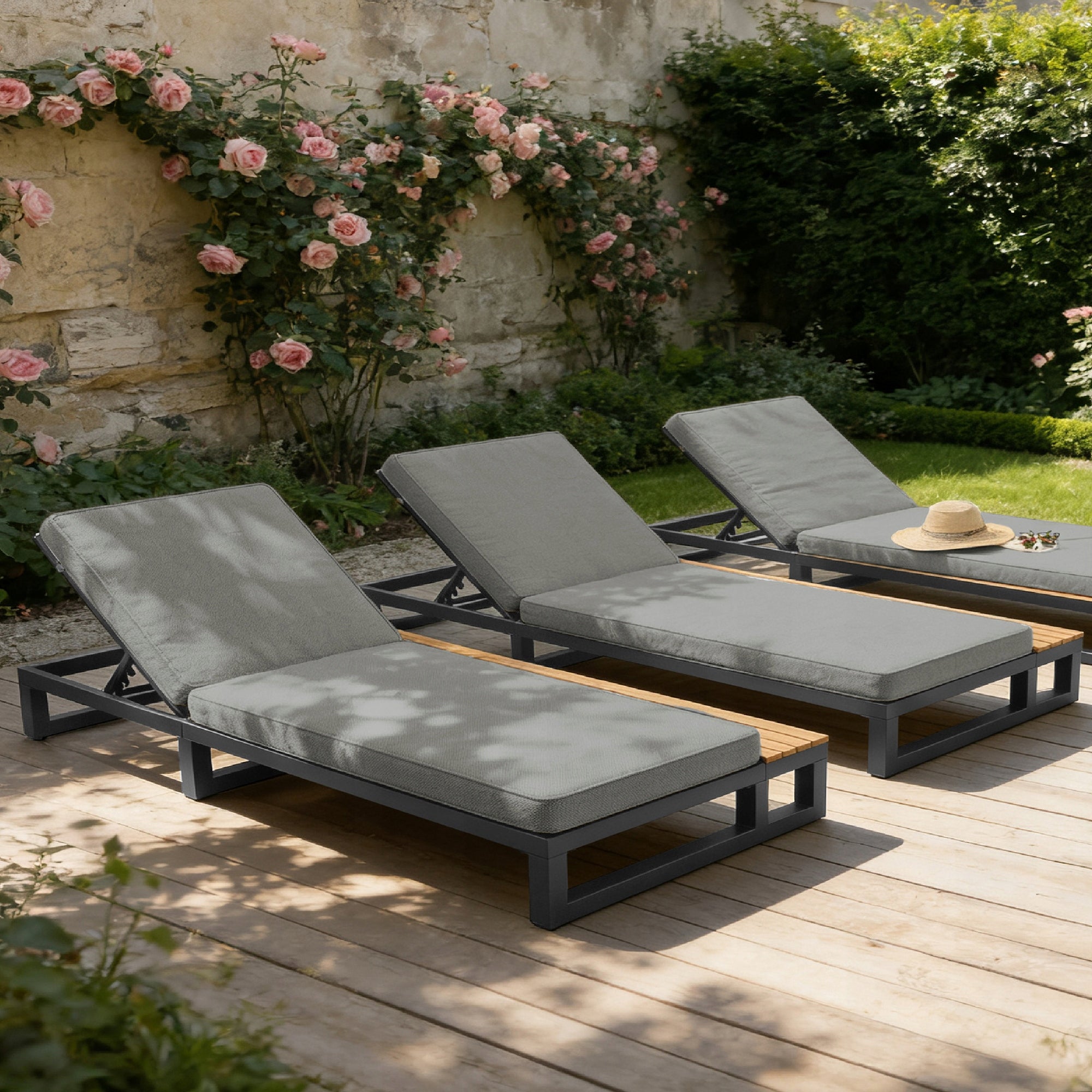 Garden sun lounger, multifunctional, waterproof sofa with stand. Manufacturer code 8001819918885