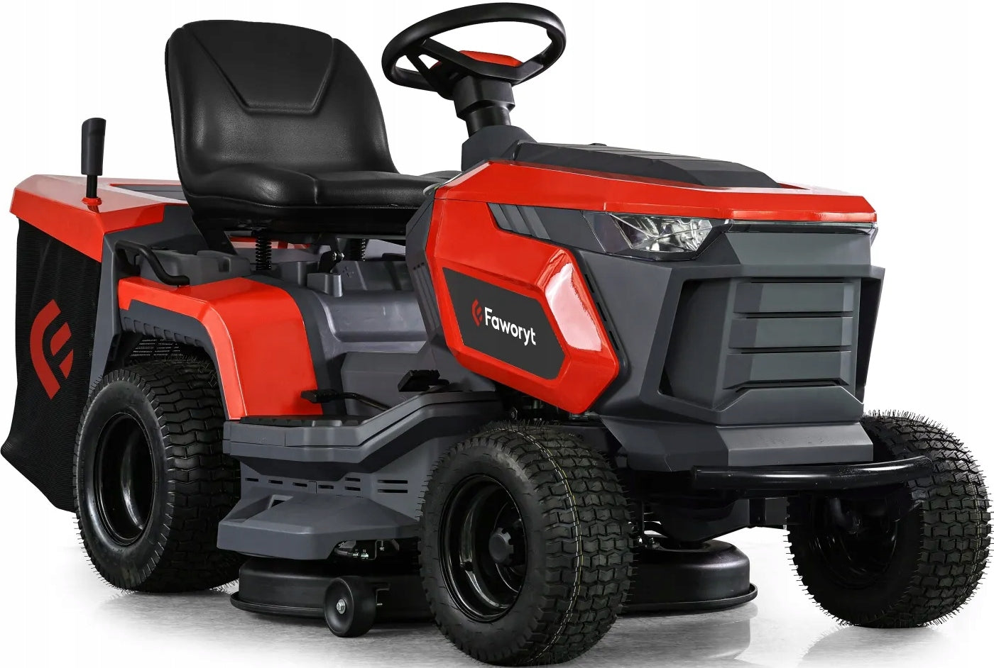 Garden tractor Faworyt 10 HP with basket 280 l width 84 cm