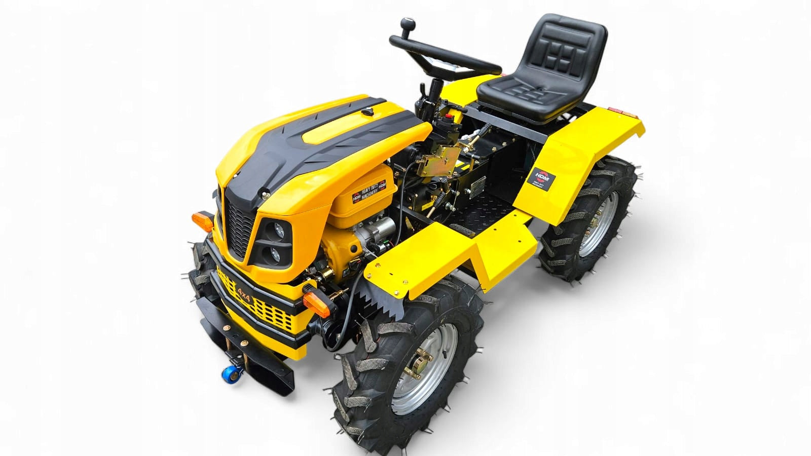 Garden tractor HDM 4x4 18 HP petrol with adjustable cutting height