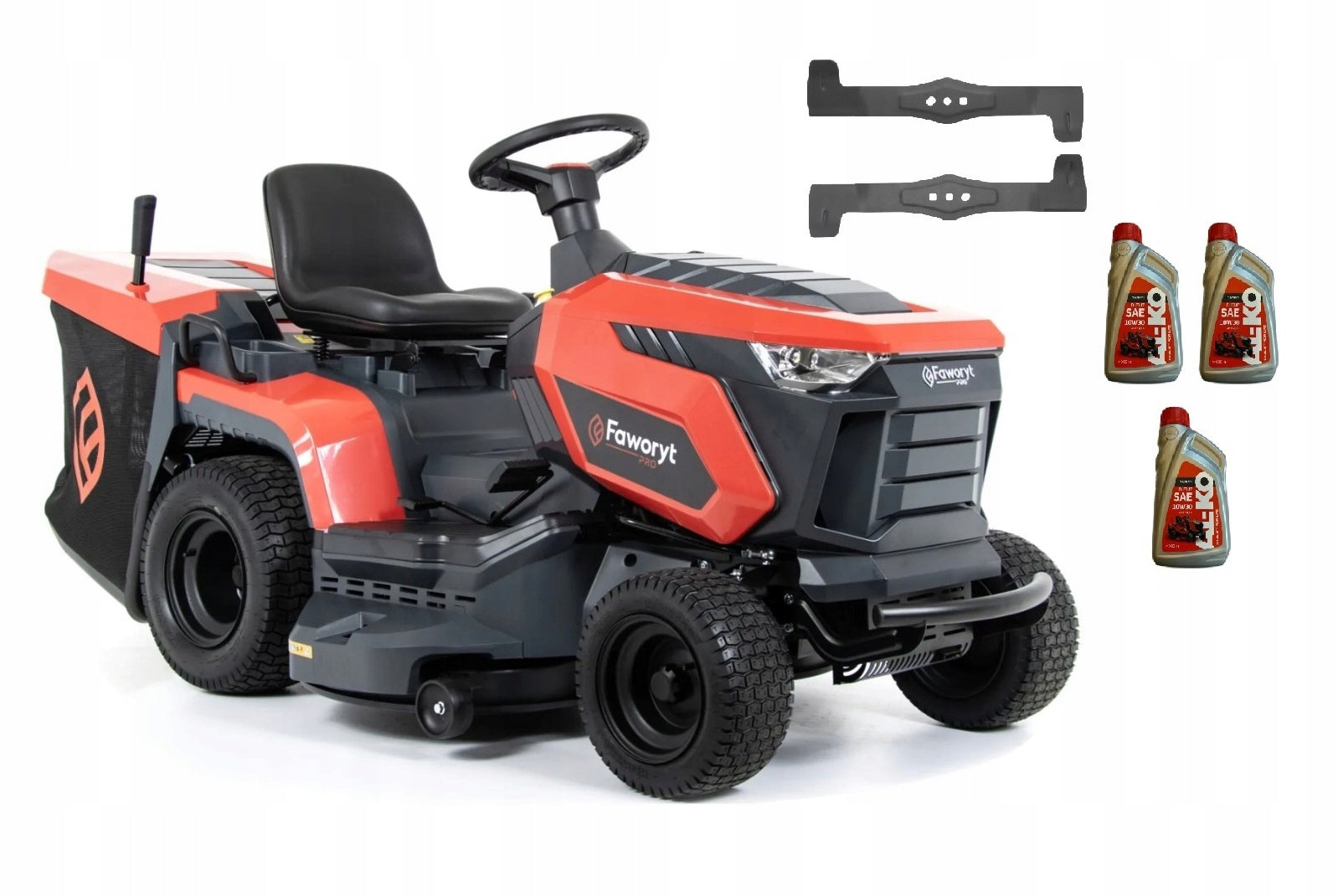 Garden tractor with basket Faworyt TRT102H586V2 TR102HV Tractor 2 cylinders