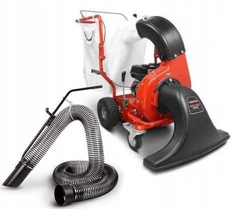 Garden vacuum cleaner combustion leaf blower with shredder 240 liters Tool weight 90 kg
