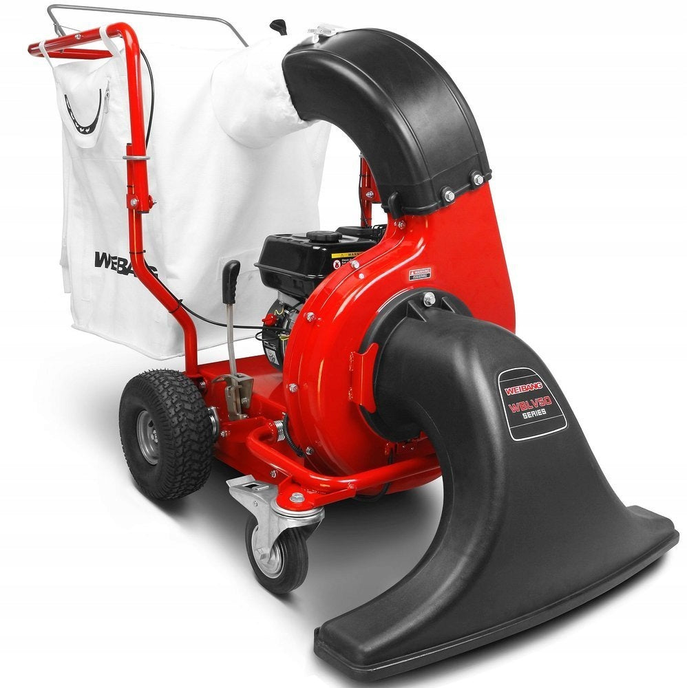 Garden vacuum cleaner combustion leaf blower with shredder 240 liters