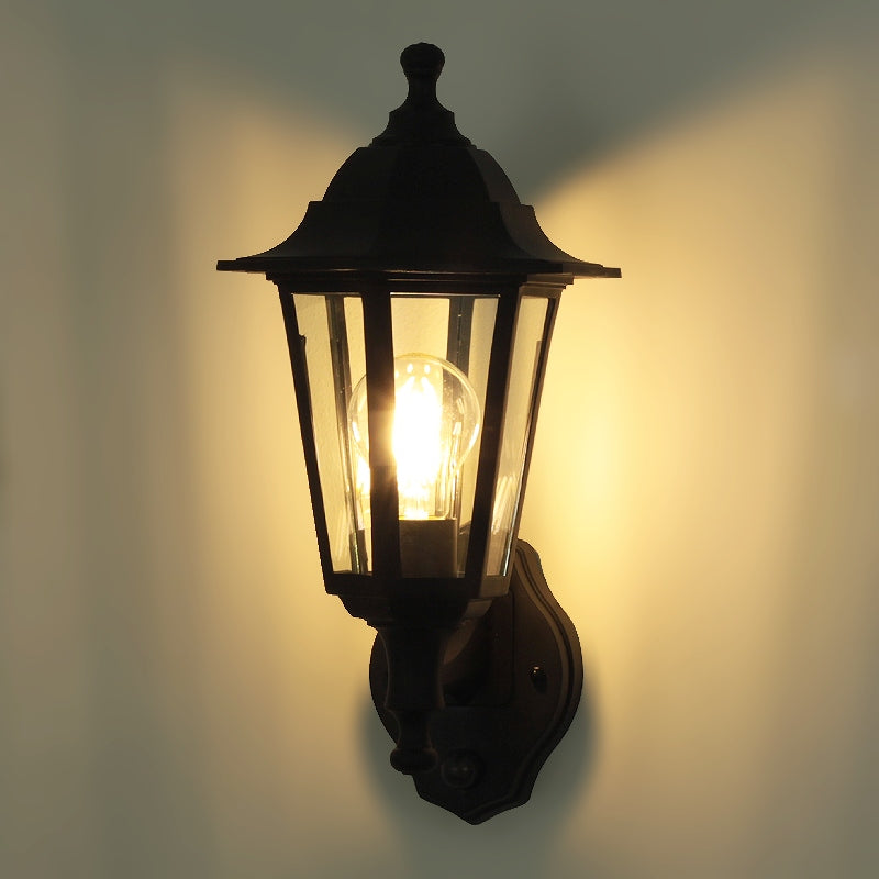 Garden wall lamp Kwazar Luminaire black E27 60 W Packaging status original