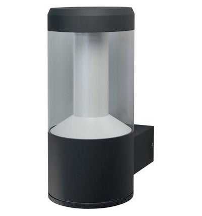 Garden wall lamp Ledvance black integrated LED source 12 W