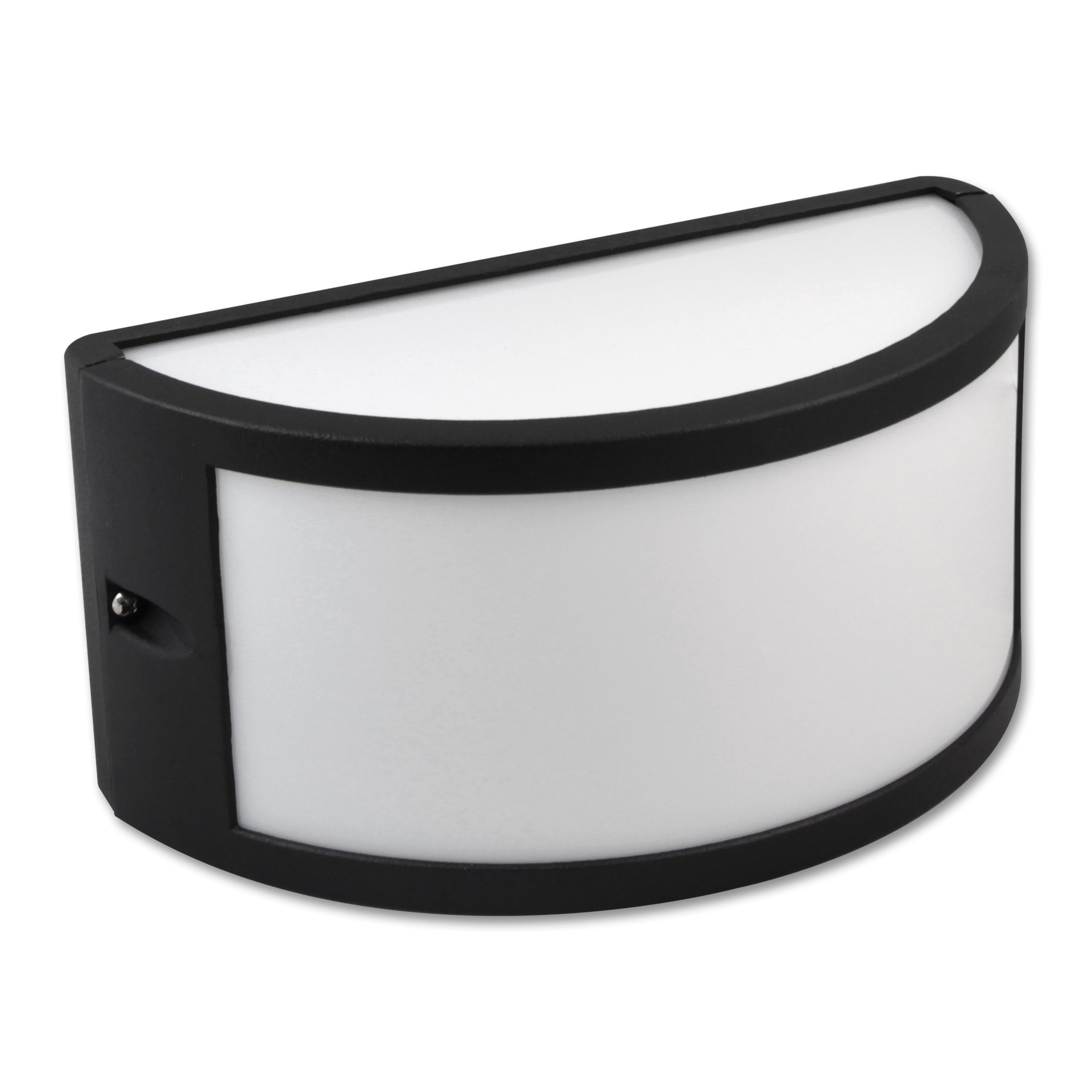 Garden wall lamp Masterled white, black E27 40 W