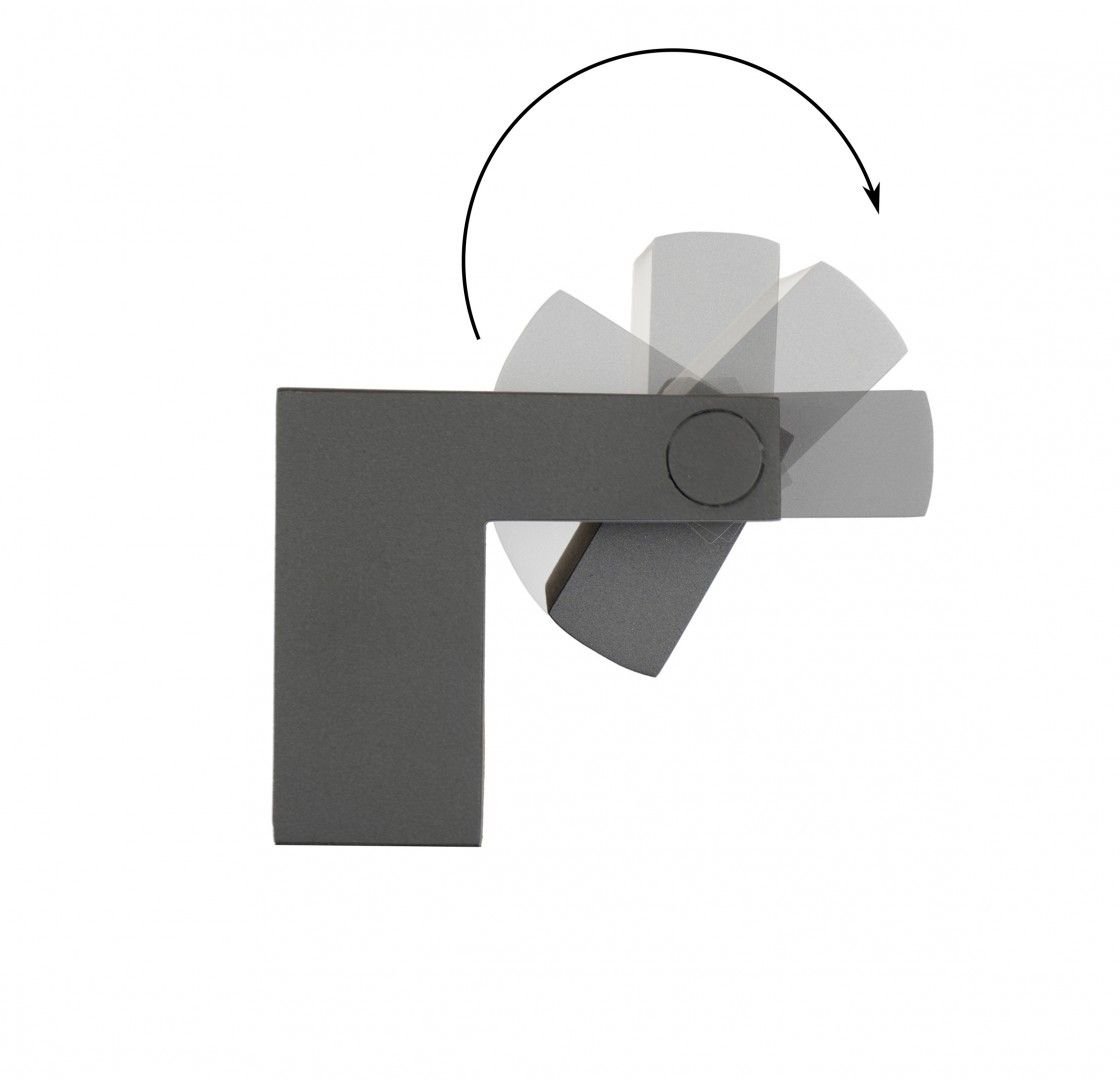 Garden wall lamp Su-ma grey integrated LED source 10 W Brand Su-ma