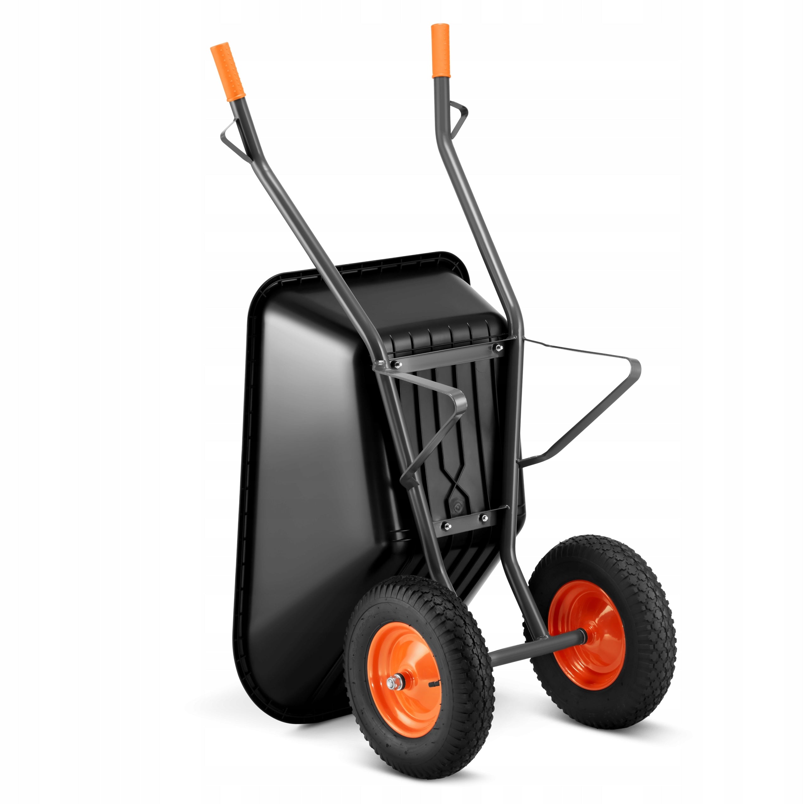 Garden wheelbarrow KOLEBA two-wheeled welded JAPANESE strong HIGHER 150L 390kg Kind wheelbarrow