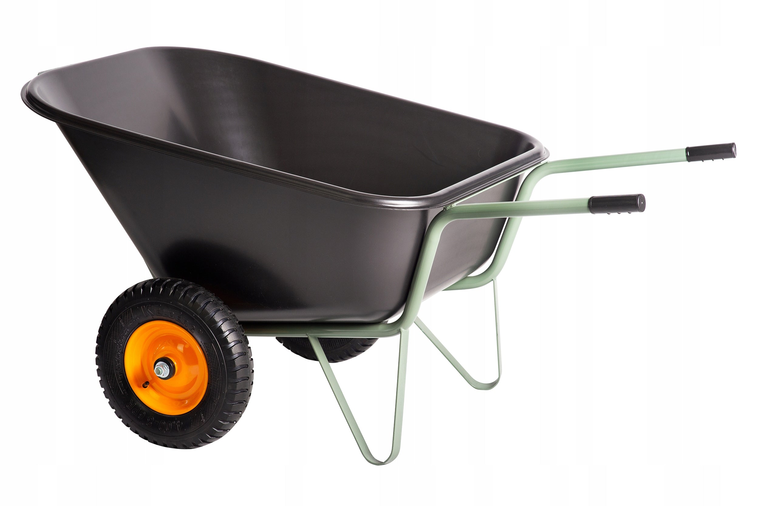 Garden wheelbarrow two-wheeled cradle feed trolley JAPANESE 293L KELBERG Packaging status original