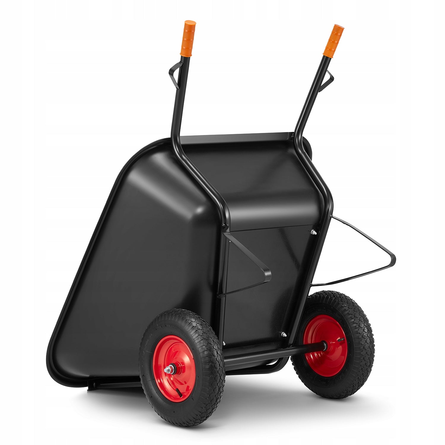 Garden wheelbarrow two-wheeled cradle feed trolley JAPANESE welded 350L HIGHER Packaging status original