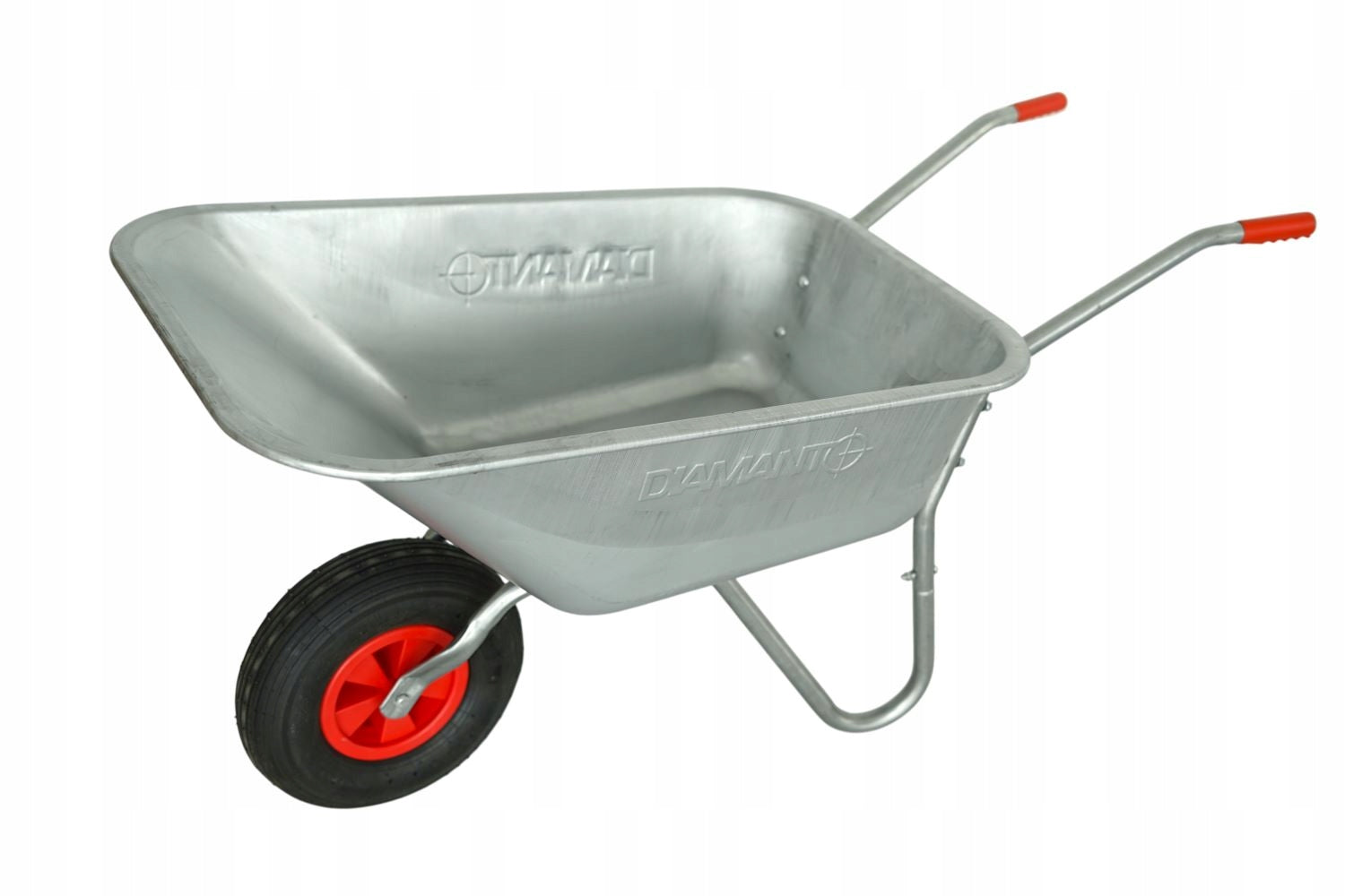 Garden wheelbarrows 85l galvanized basket DIAMANTO
