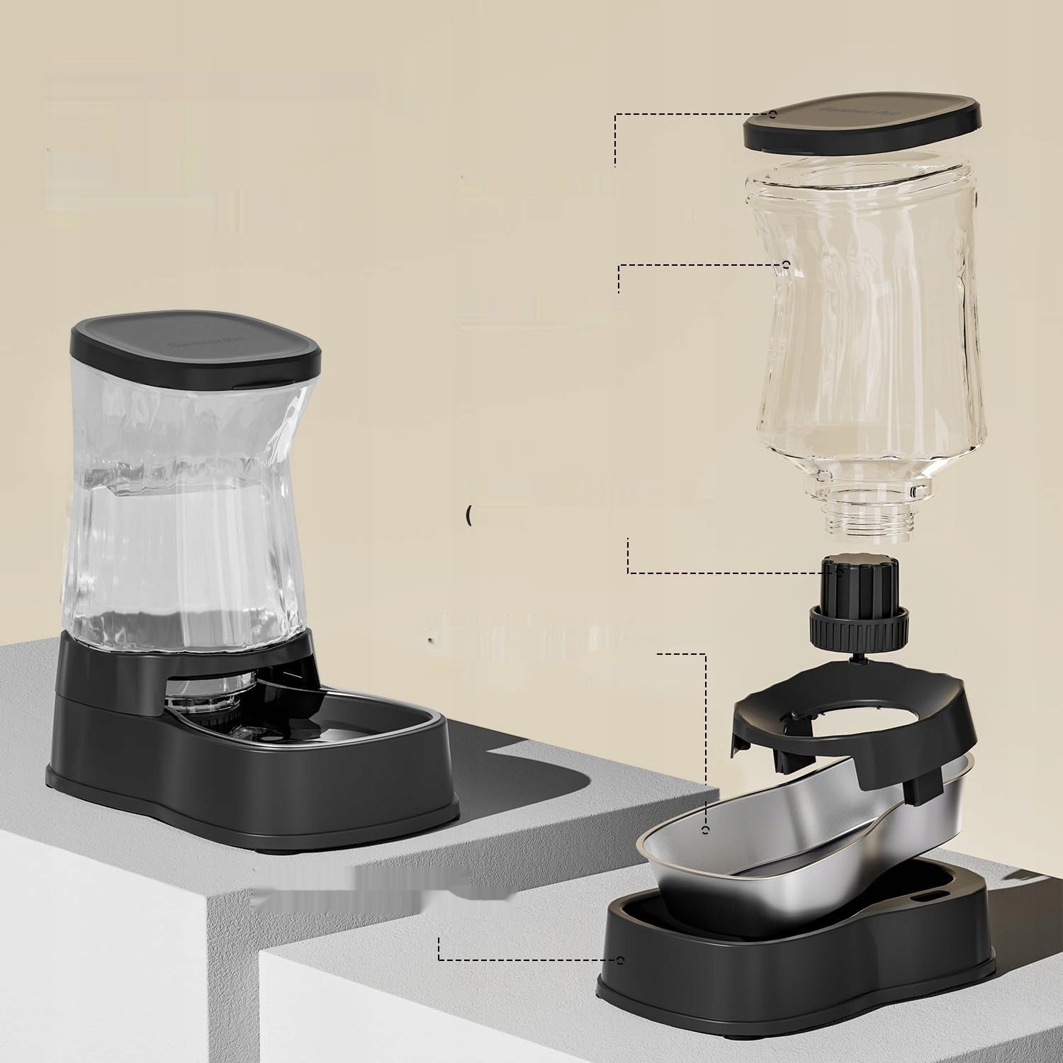 Gardner Pet Automatic pet water feeder with a capacity of 8 l Manufacturer code Gardner Pet 8L