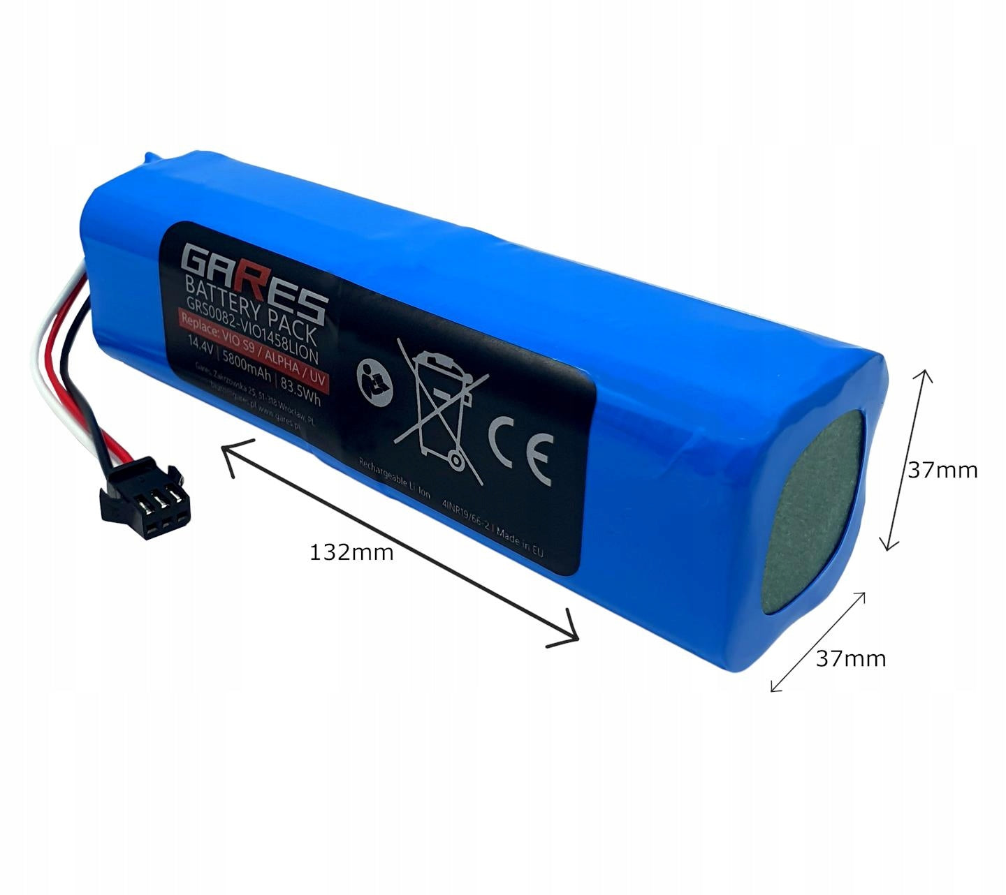 Gares battery for Lenovo T1 Pro T1S 14.4V 5.8Ah Packaging status original