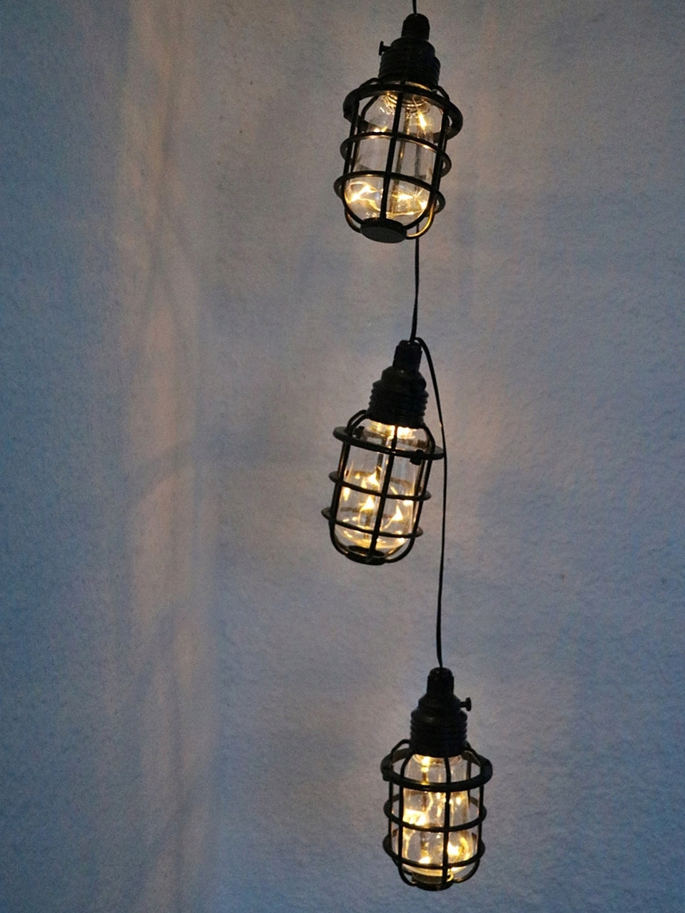 Garland SOLAR 50 LED 10 BULBS LOFT balcony garden Length 380 cm