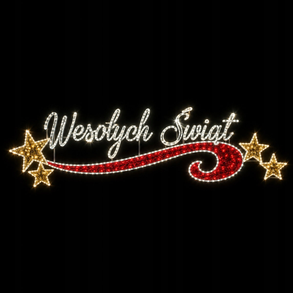 Garland! Street LED lighting! 500cm Inscription "MERRY CHRISTMAS"