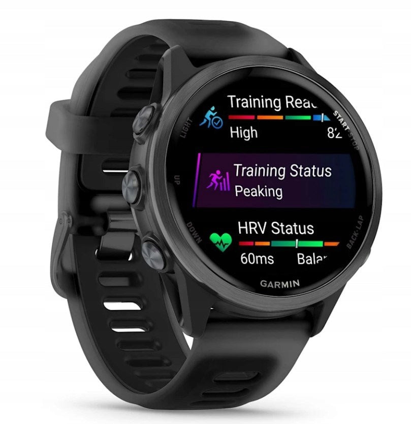Garmin Forerunner 570, 42mm AMOLED Black Kind smartwatch