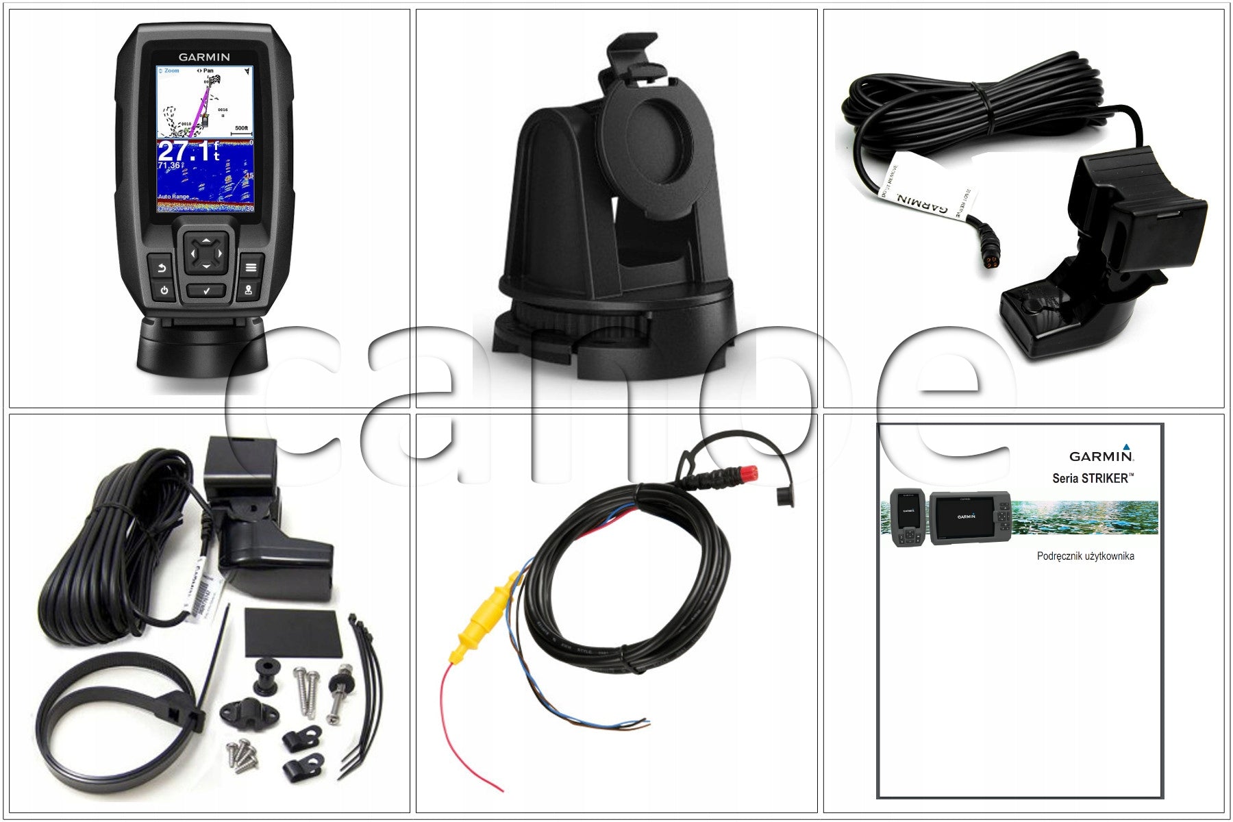 Garmin Striker 4 with 77/200 kHz converter Manufacturer code 010-01550-01