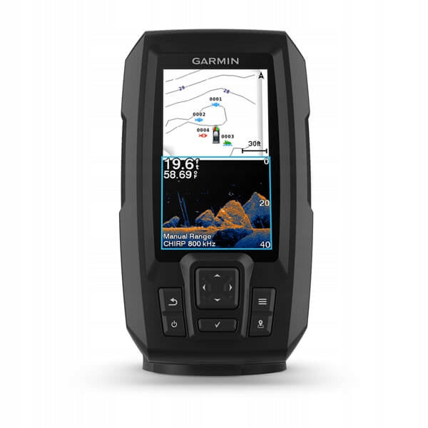 Garmin Striker Vivid 4cv echo sounder with GT20-TM converter Brand Garmin