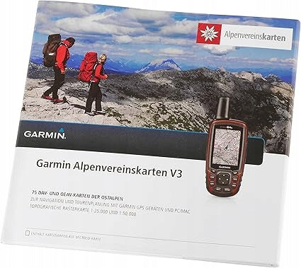 Garmin TOPO Alpine Club V3 GPS map microSD Alps Austria Germany