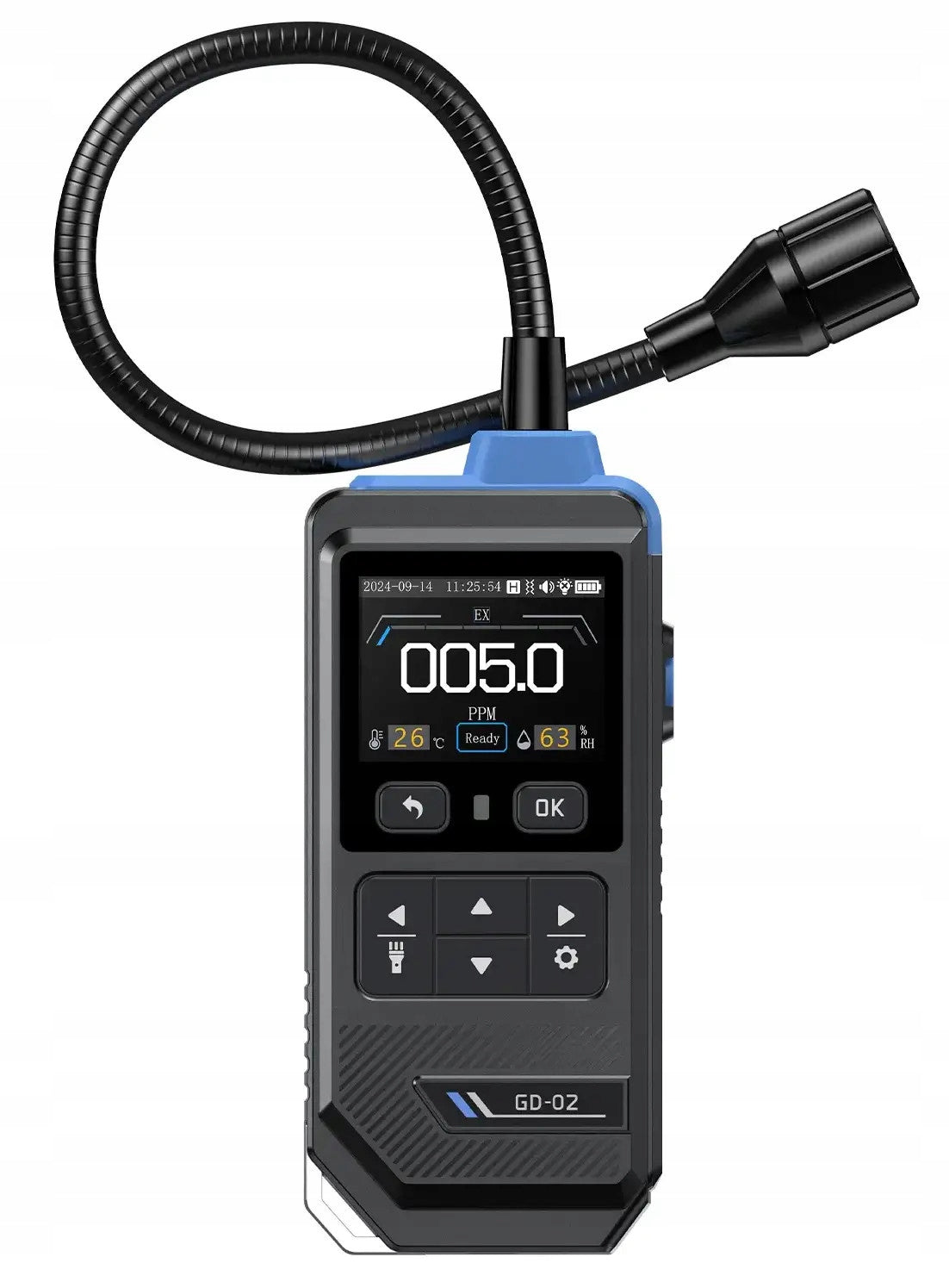 Gas Meter FNIRSI GD-02 Combustible Gas Detector Sensor LCD Alarm CASE