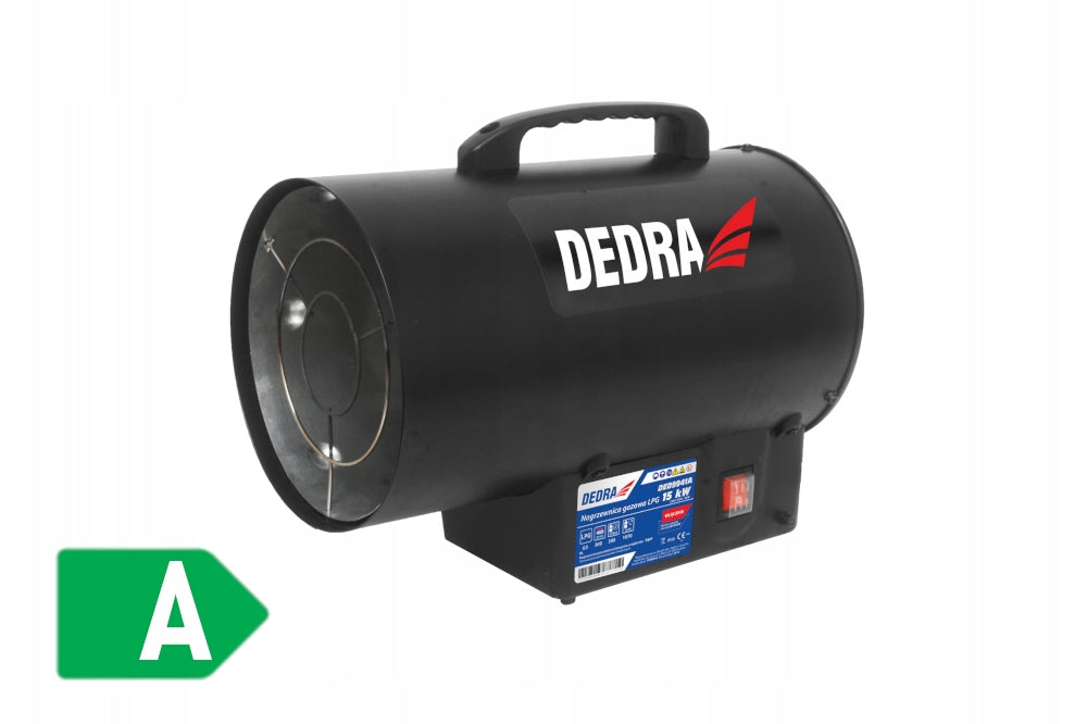 Gas heater 17kW, black DEDRA DED9941A Manufacturer code DED9941A