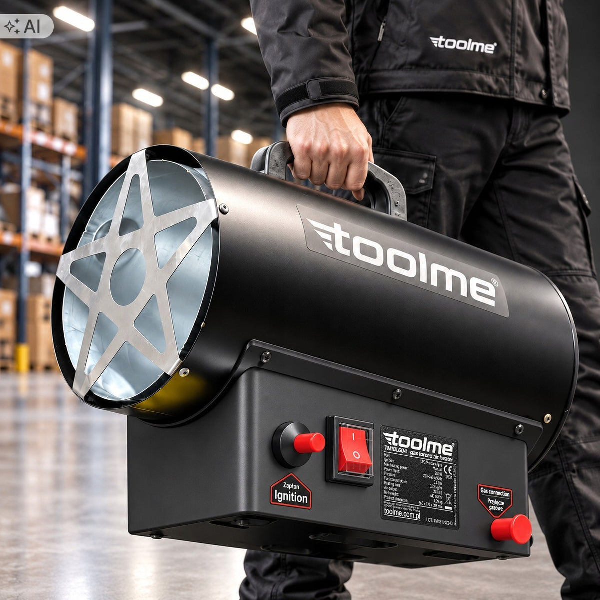 Gas heater 20kW blower cylinder heater with PIEZO WEBASTO TM181 Manufacturer code TM181-1