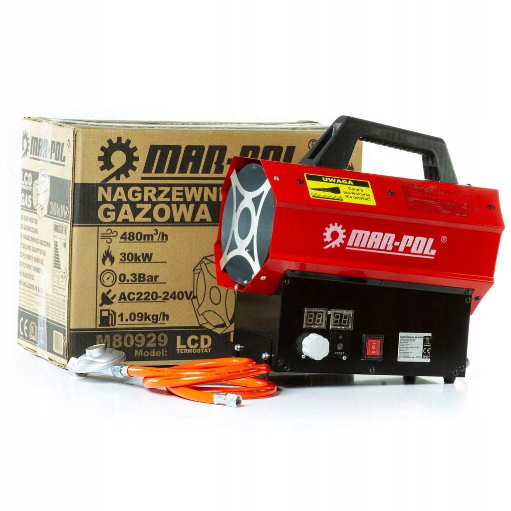 Gas heater Mar-Pol 30 kW Manufacturer code M80929
