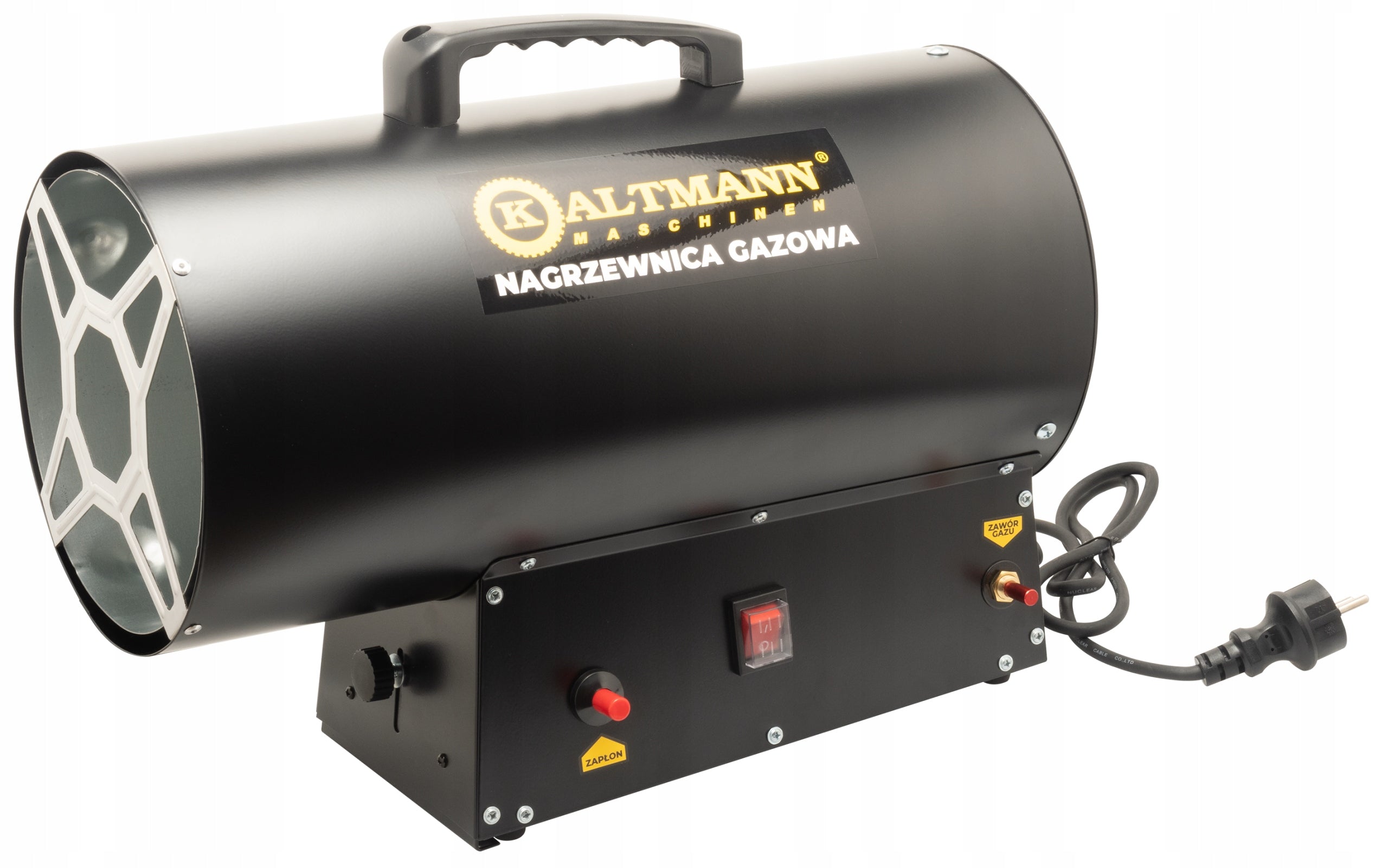 Gas heater for cylinder BLOWER hose REDUCER high power 30kW 650 m³/h Brand Kaltmann