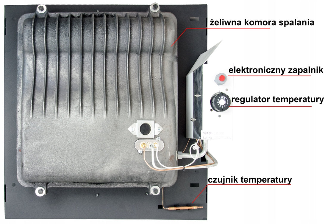 Gas heater for cylinders cast iron stove 5kW Manufacturer code HDU5DK
