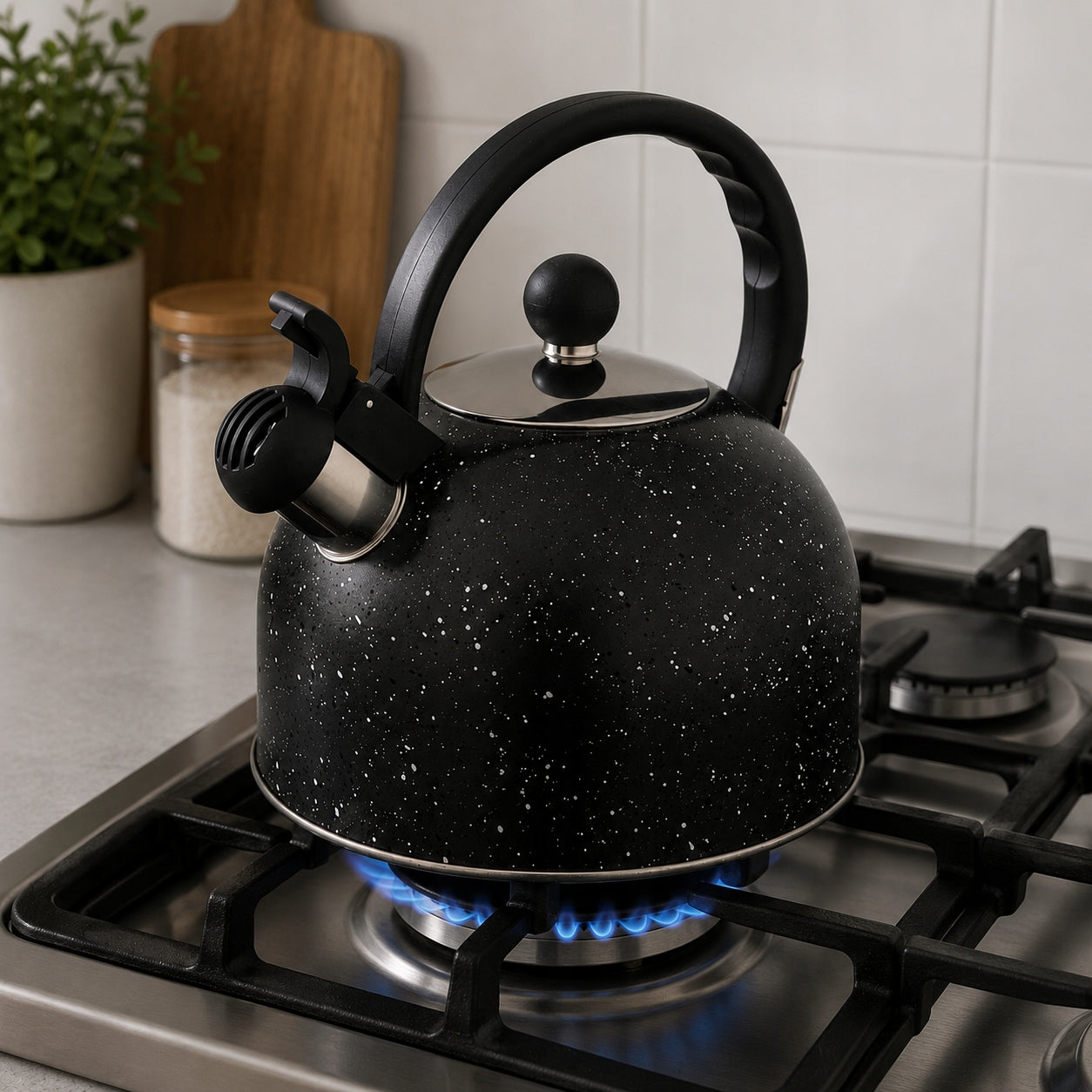 Gas kettle induction with whistle steel Altom Design Hot Drop 2,5 l Manufacturer code 0204001397