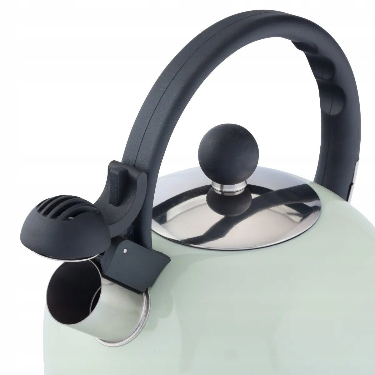 Gas steel kettle 2,5 l induction with whistle Altom Design Hot Drop Manufacturer code 0204001414