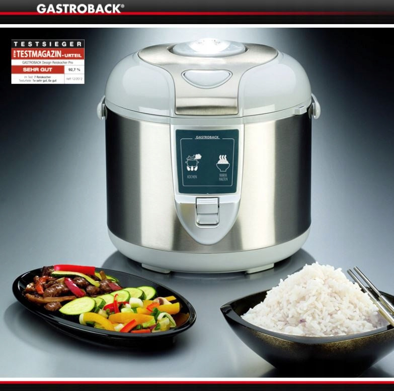 Gastroback 42518 Vending Machine for Cooking Reams and Vegetables 5L Silver and White Dominant color silver/gray