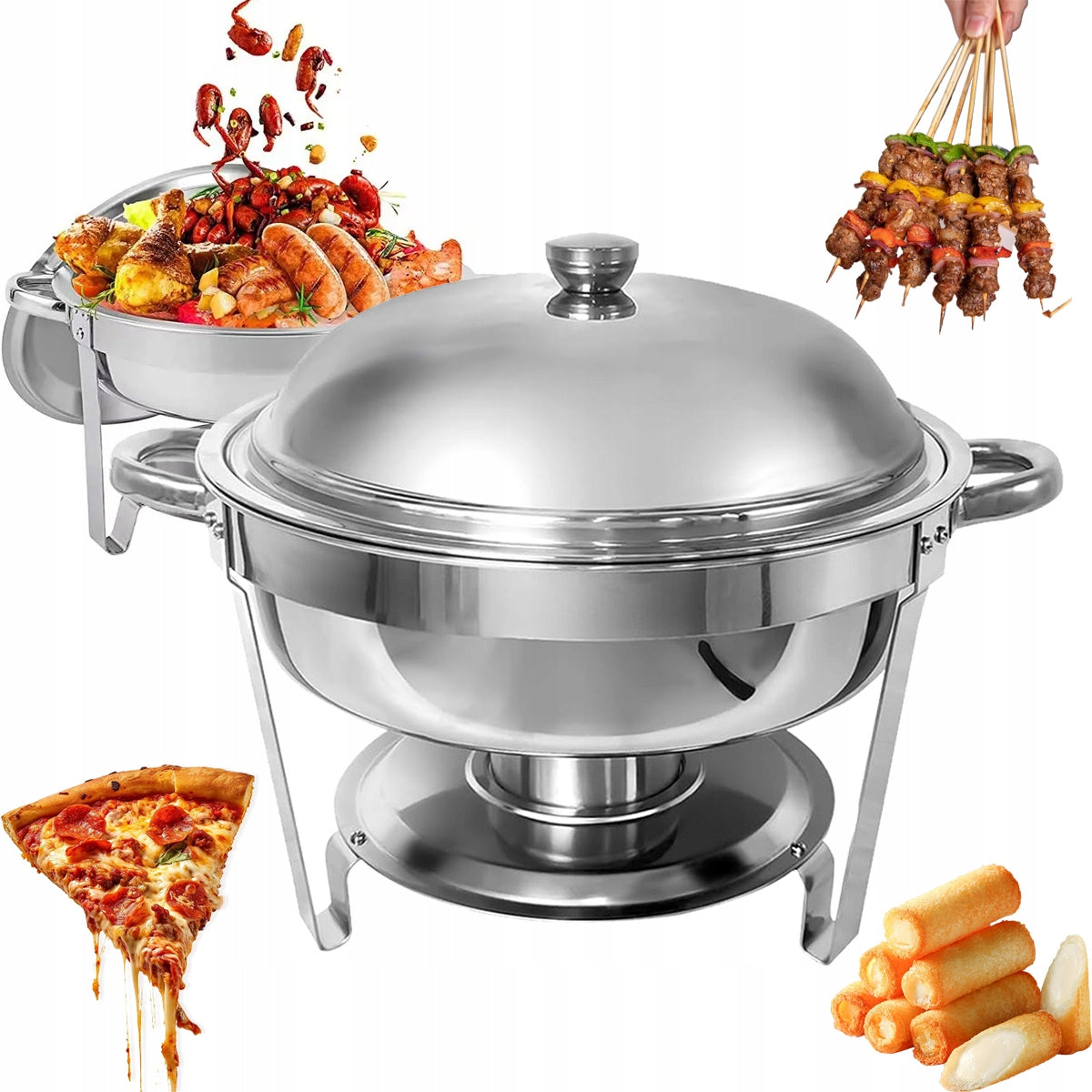 Gastronomic Heater 5L STEEL For Food Buffet Hotel