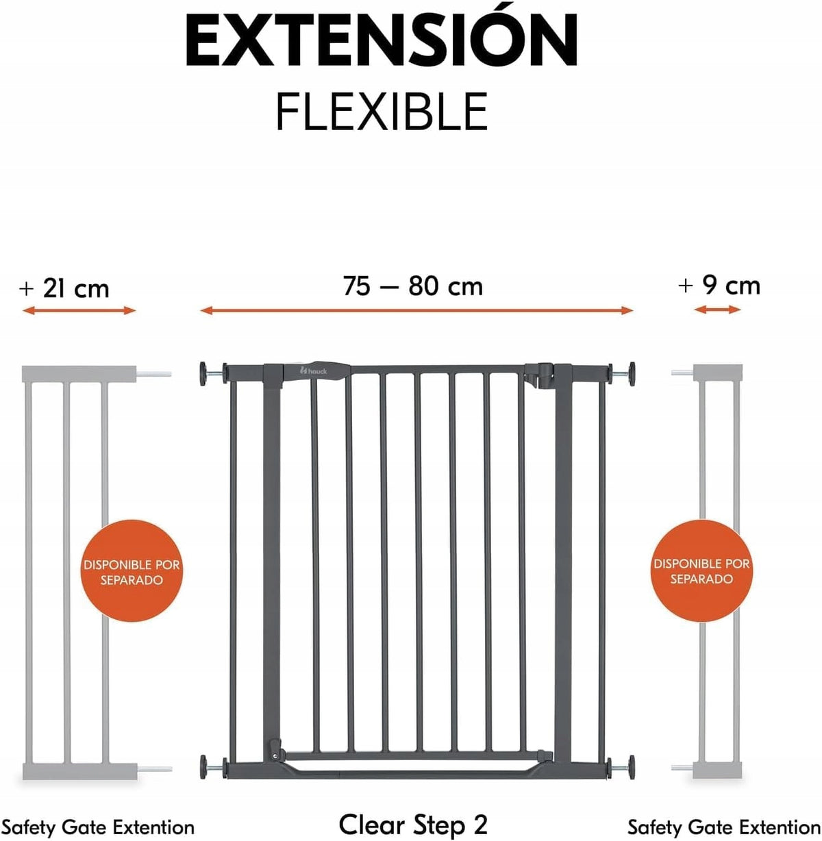 Gate Barrier Door Protective Grille Clear Step 2 Expansion 75-80 cm Manufacturer code 4007923597521