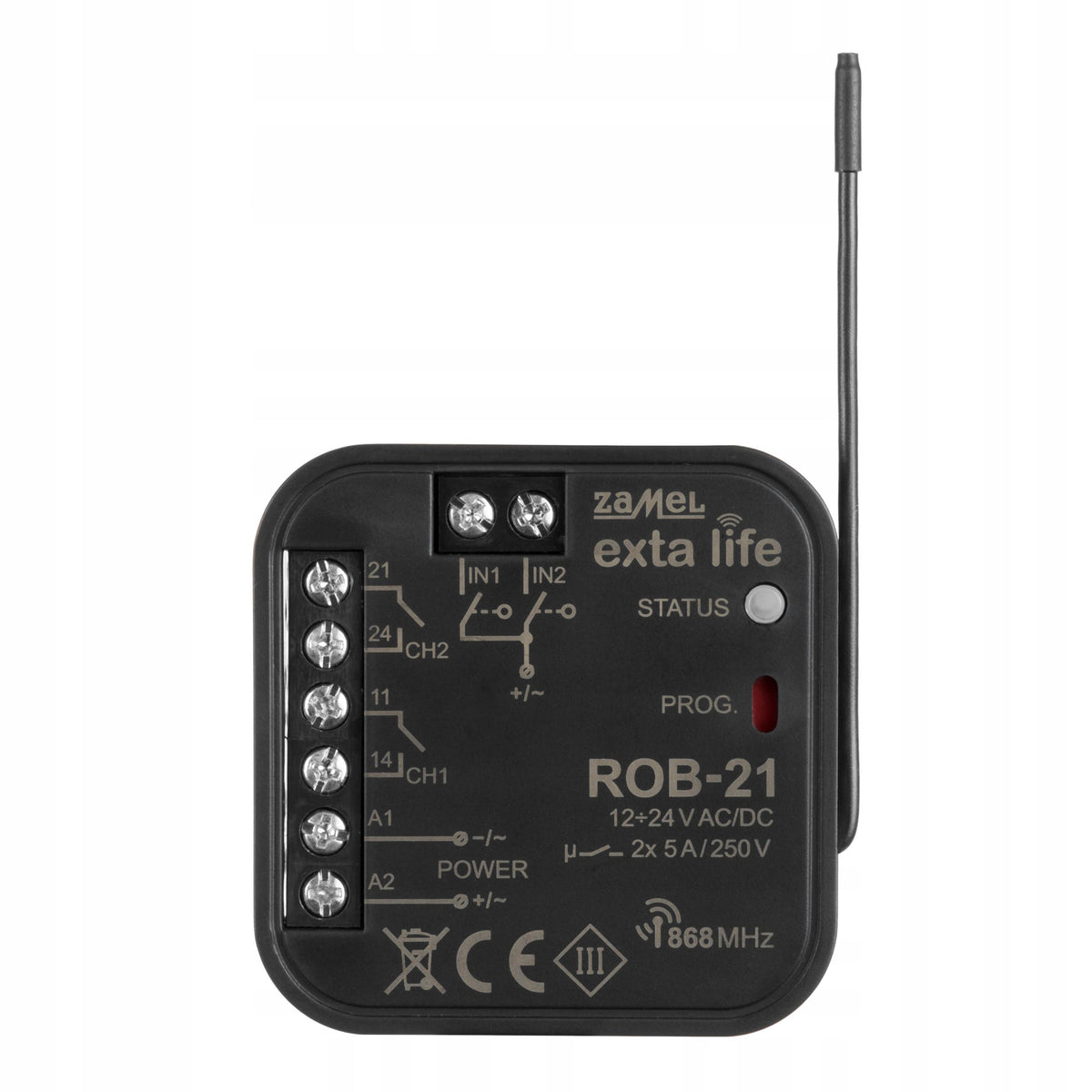 Gate receiver Zamel 2-channel Exta Life ROB-21