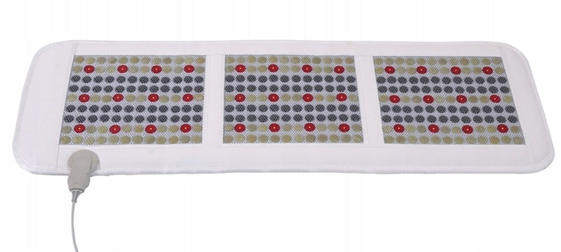 Gateway magnetic tourmaline mat PEMF heating photon jade mattress Color white