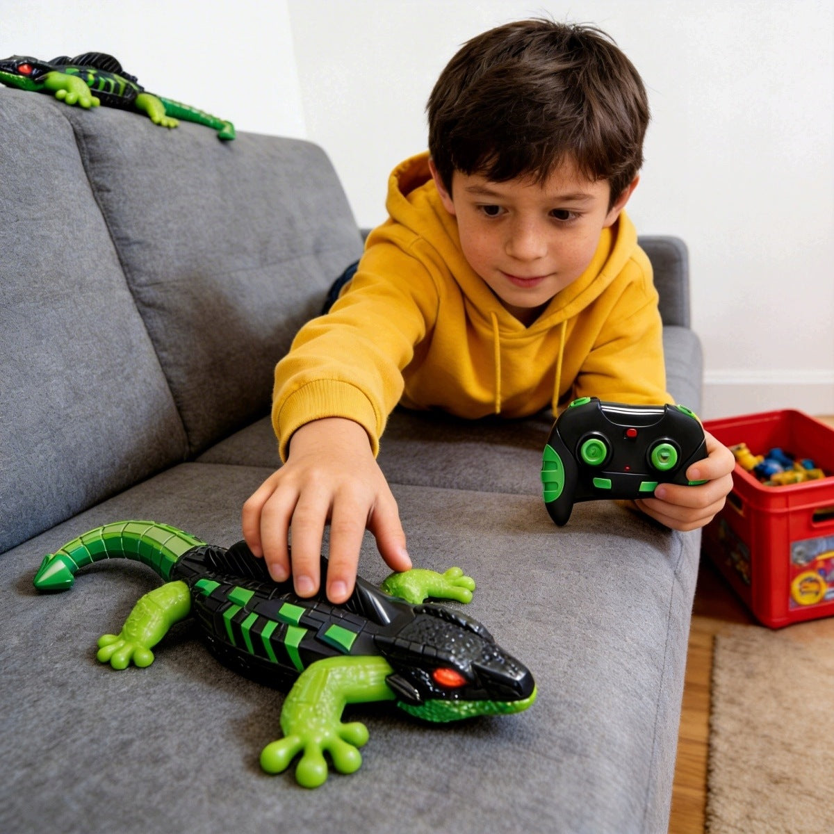 Gecko interactive remote controlled LARGE 33 cm walking on the wall toy Kid's age 4＋ years