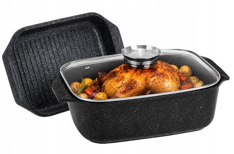 Geese Feeder 8,5 L Cover Pan BBQ Pot INDUCTION OVEN