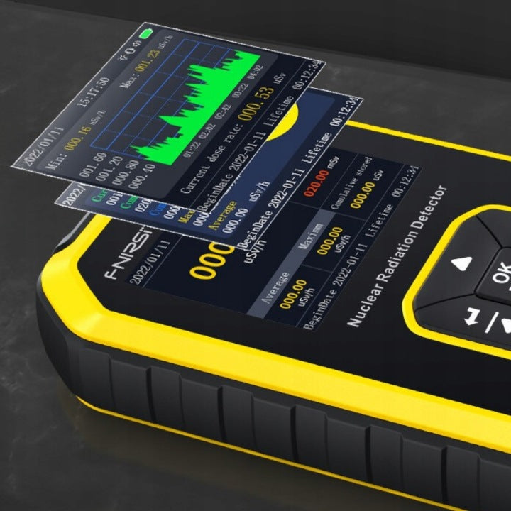 Geiger counter Real-time monitoring Batteries included yes