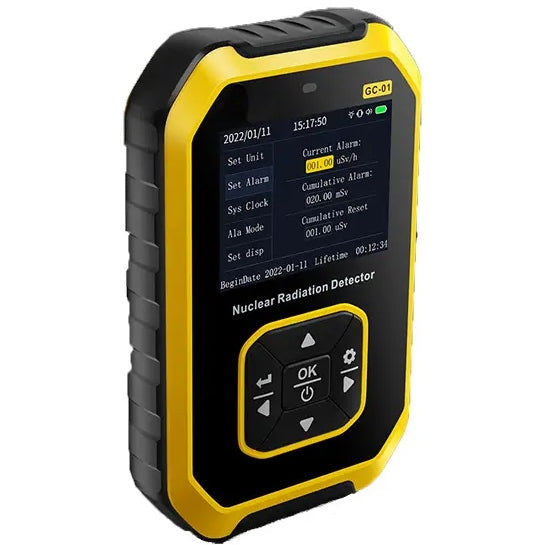 Geiger counter detector nuclear radiation LCD dosimeter FNIRSI GC01 Maximum measurement depth for wood 38 mm